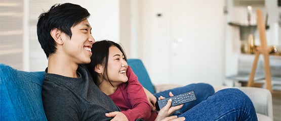 Couple Watching TV