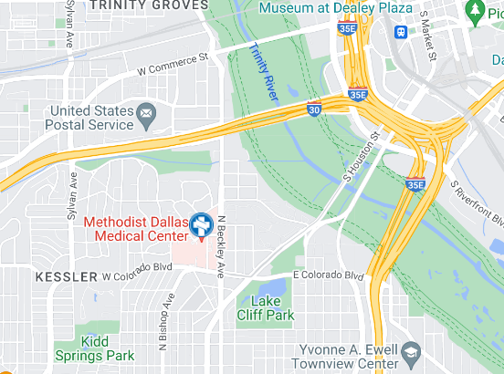 Methodist Dallas Medical Center Map Location