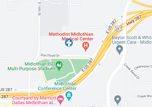 Methodist Midlothian Medical Center Map Location
